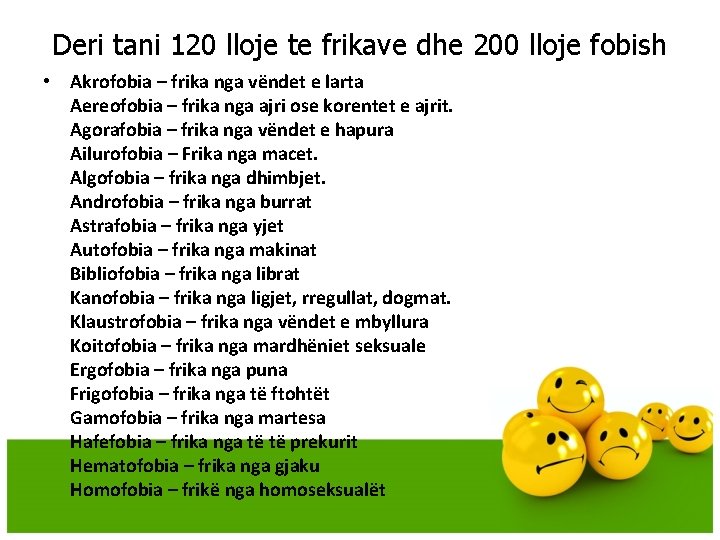 Deri tani 120 lloje te frikave dhe 200 lloje fobish • Akrofobia – frika Deri tani 120 lloje te frikave dhe 200 lloje fobish • Akrofobia – frika