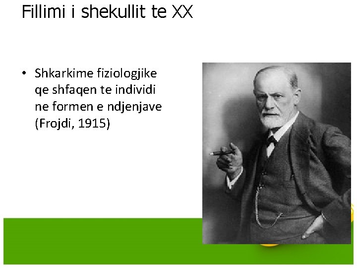 Fillimi i shekullit te XX • Shkarkime fiziologjike qe shfaqen te individi ne formen Fillimi i shekullit te XX • Shkarkime fiziologjike qe shfaqen te individi ne formen