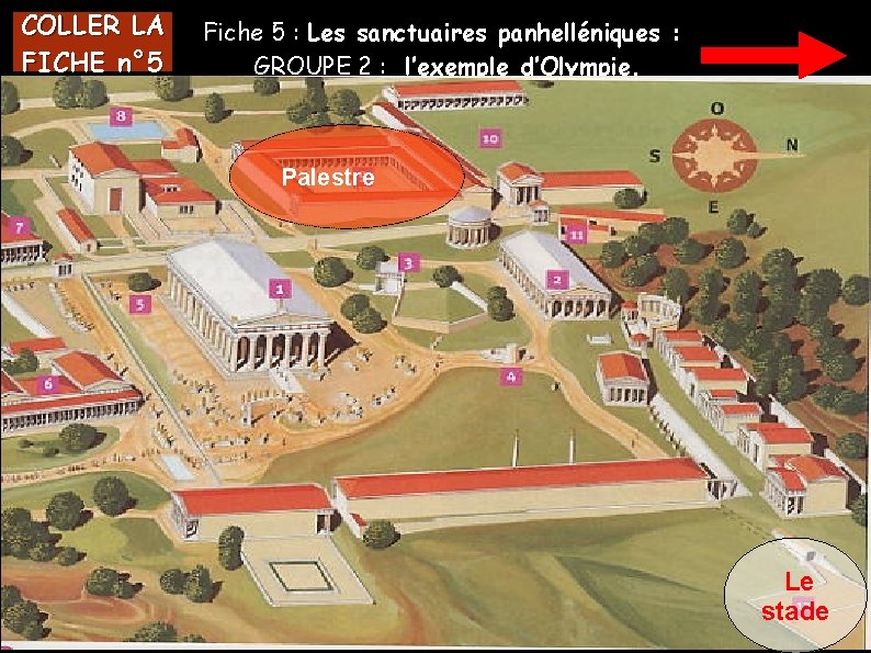 COLLER LA FICHE n° 5 Fiche 5 : Les sanctuaires panhelléniques : GROUPE 2