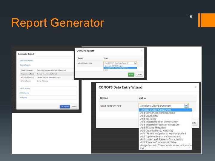 Report Generator 16 