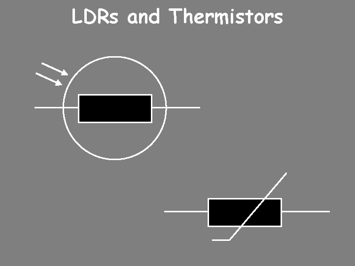 LDRs and Thermistors 10/24/2020 