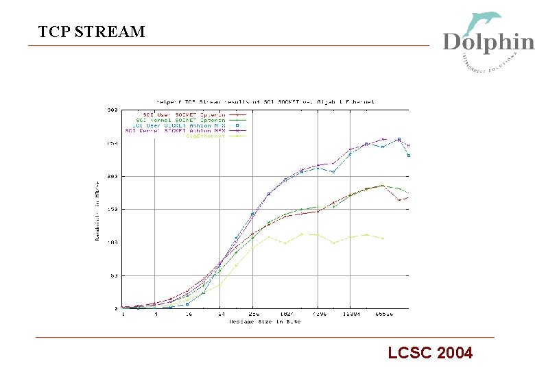 TCP STREAM LCSC 2004 