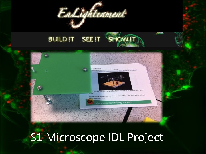 S 1 Microscope IDL Project 