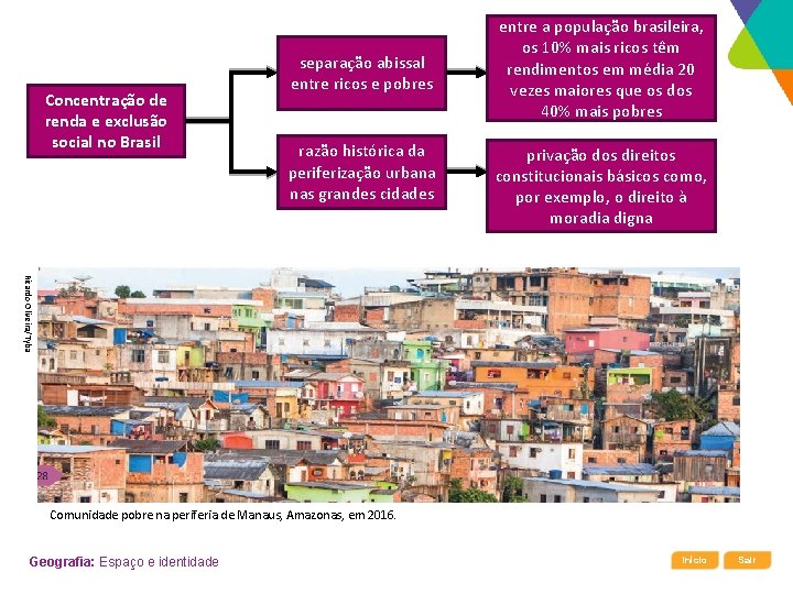 Concentração de renda e exclusão social no Brasil separação abissal entre ricos e pobres