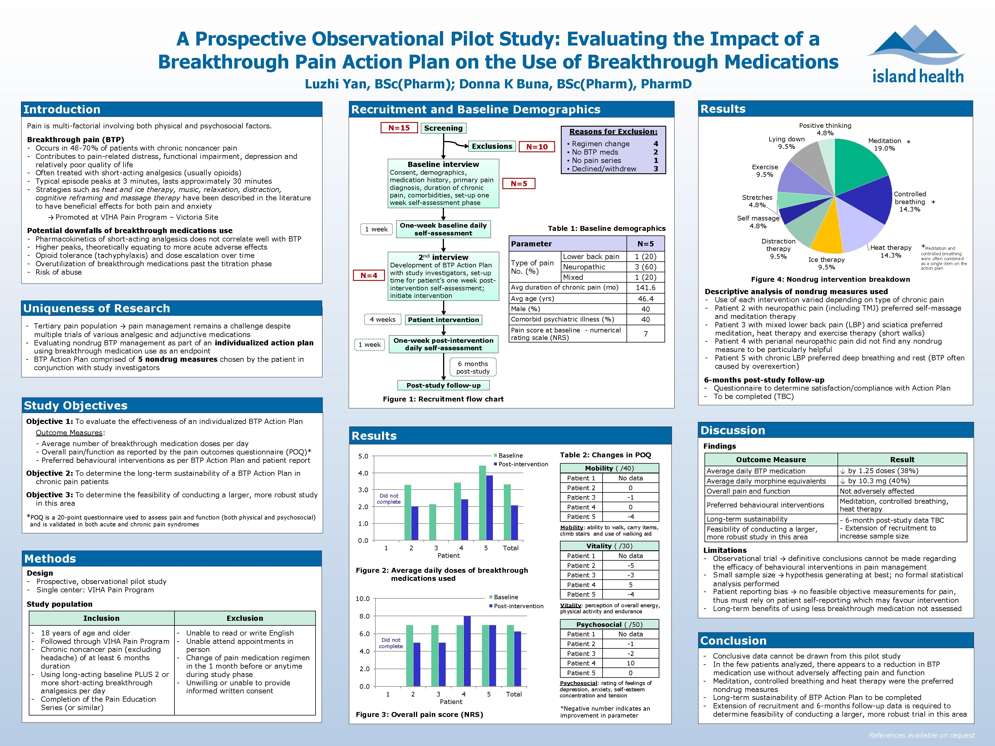 A Prospective Observational Pilot Study: Evaluating the Impact of a Breakthrough Pain Action Plan