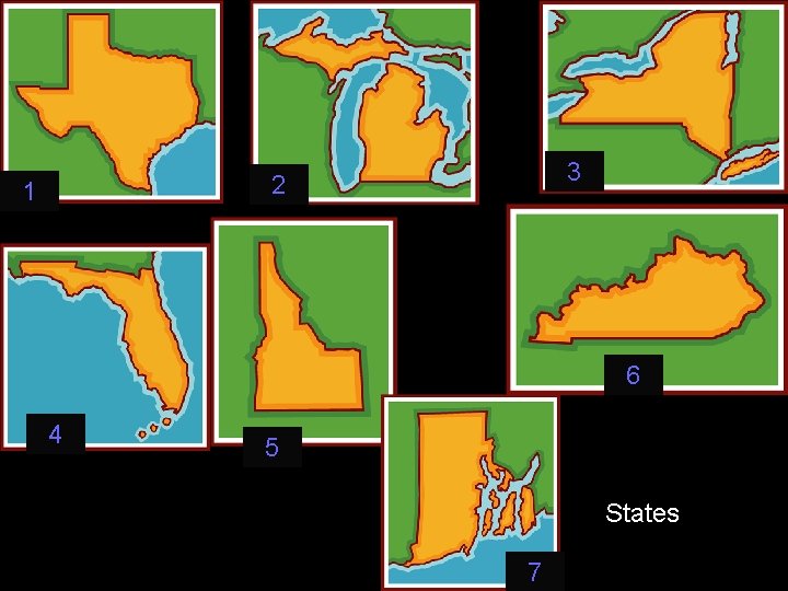 3 2 1 6 4 5 States 7 