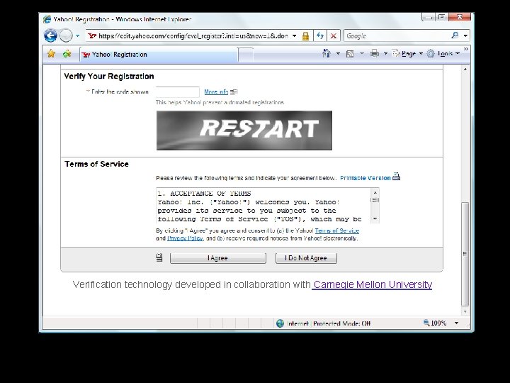 Verification technology developed in collaboration with Carnegie Mellon University 