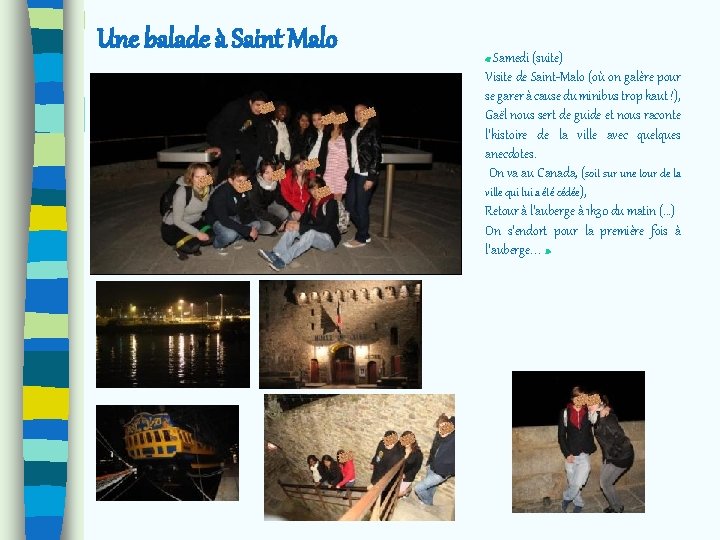 Une balade à Saint Malo « Samedi (suite) Visite de Saint-Malo (où on galère
