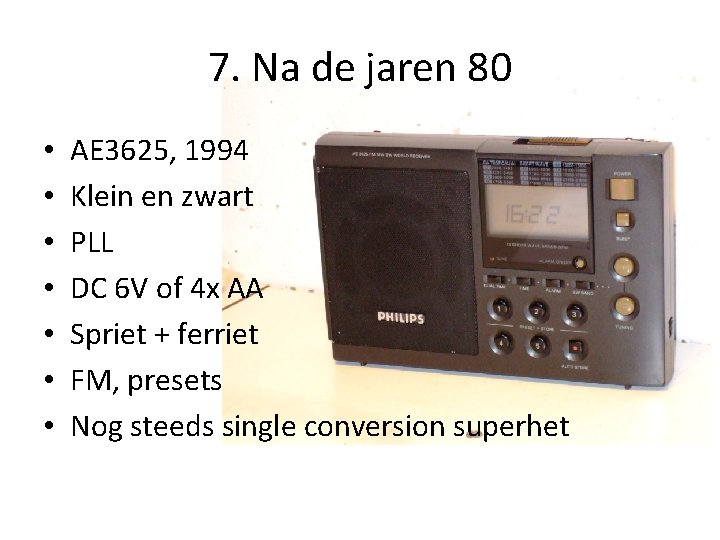 7. Na de jaren 80 • • AE 3625, 1994 Klein en zwart PLL 7. Na de jaren 80 • • AE 3625, 1994 Klein en zwart PLL