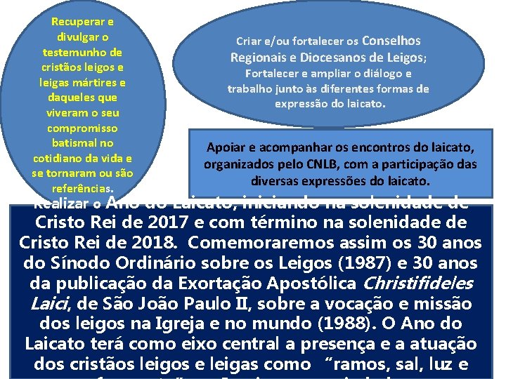 Recuperar e divulgar o testemunho de cristãos leigos e leigas mártires e daqueles que