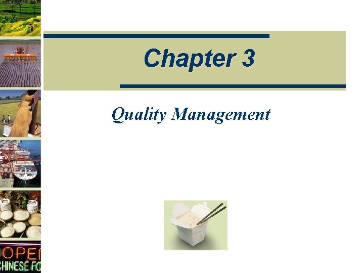 Chapter 3 Quality Management 
