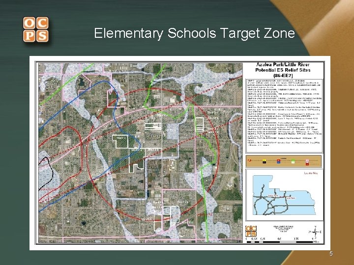 Elementary Schools Target Zone 5 