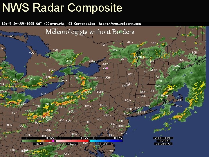 NWS Radar Composite Meteorologists without Borders 