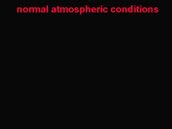 normal atmospheric conditions 