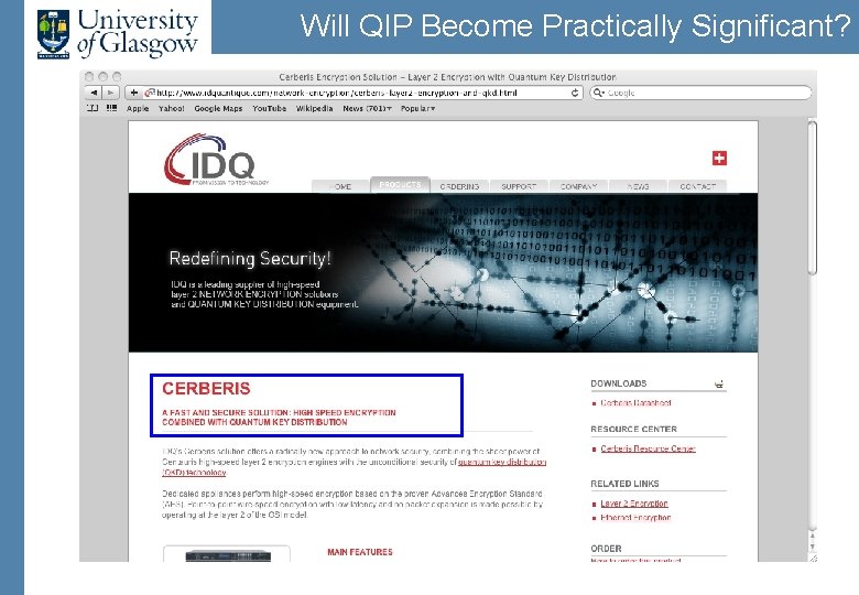 Will QIP Become Practically Significant? 