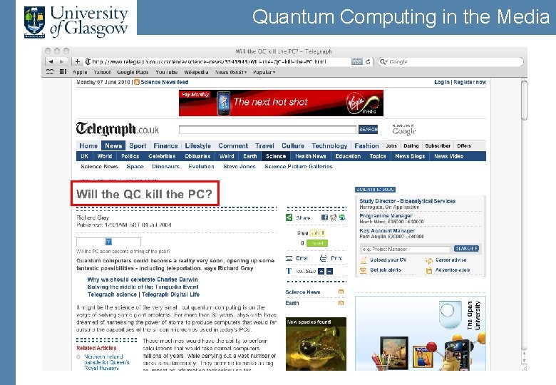 Quantum Computing in the Media 