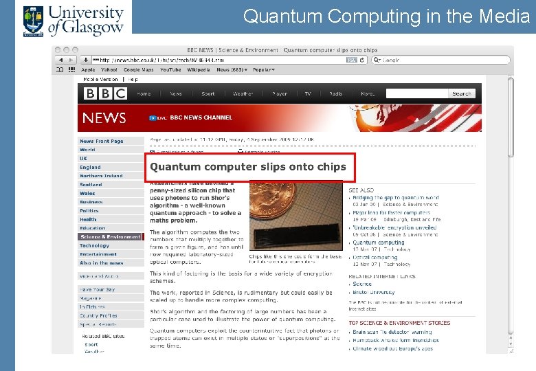 Quantum Computing in the Media 