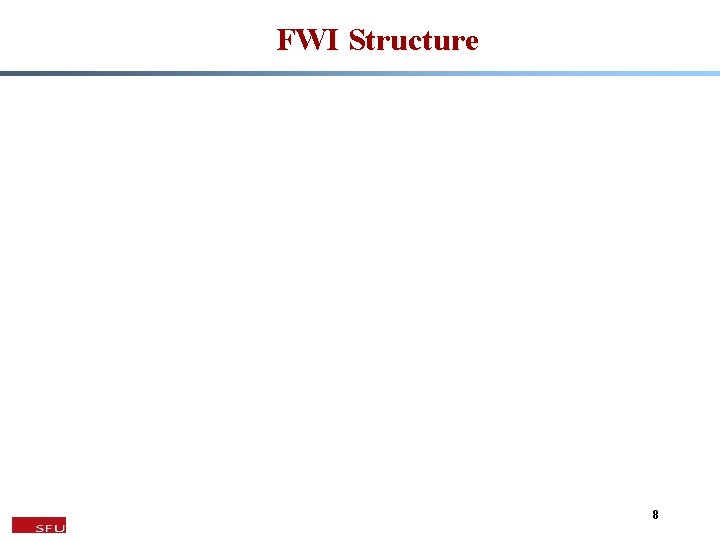FWI Structure 8 