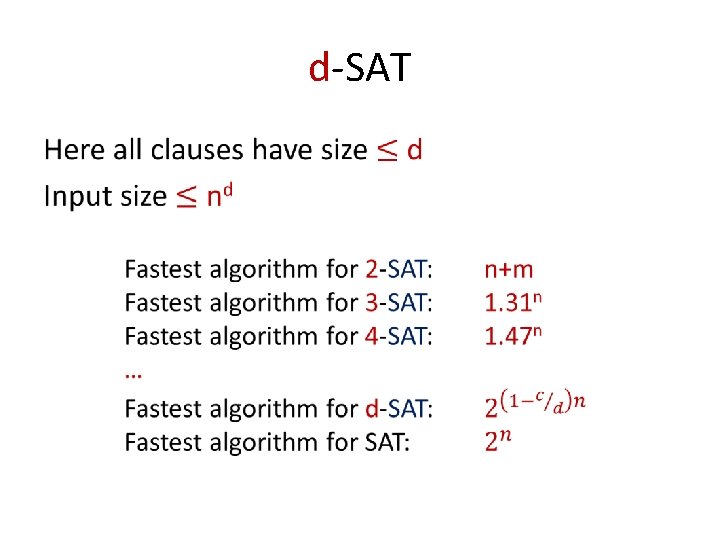 d-SAT • 