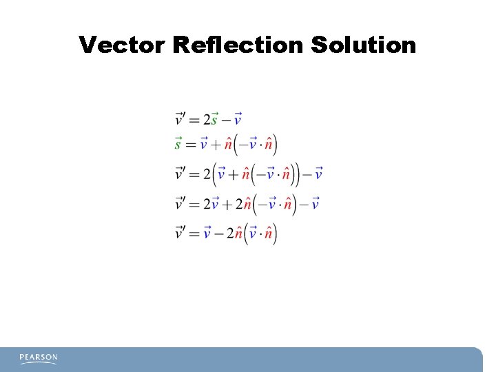 Vector Reflection Solution 