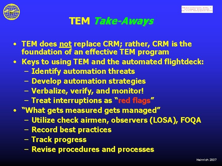 TEM Take-Aways • TEM does not replace CRM; rather, CRM is the foundation of