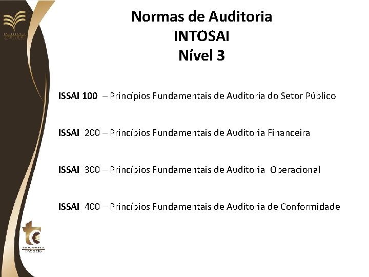 Normas de Auditoria INTOSAI Nível 3 ISSAI 100 – Princípios Fundamentais de Auditoria do