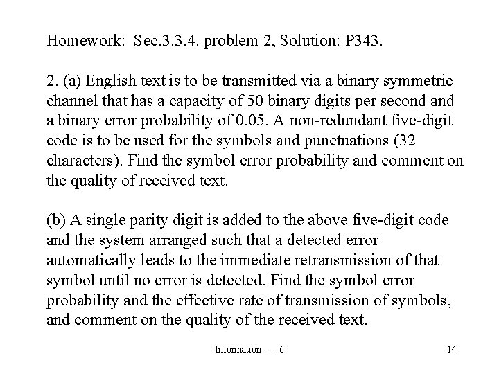 Homework: Sec. 3. 3. 4. problem 2, Solution: P 343. 2. (a) English text