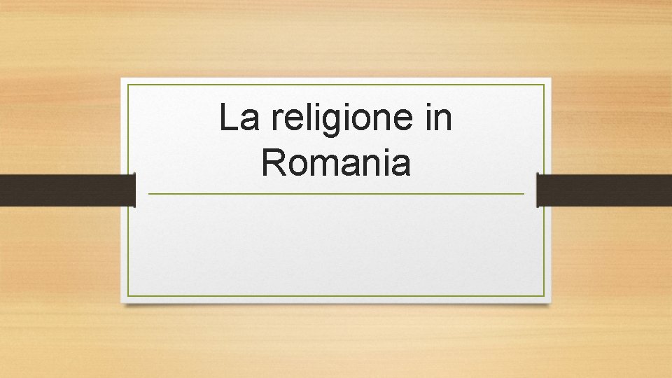 La religione in Romania 