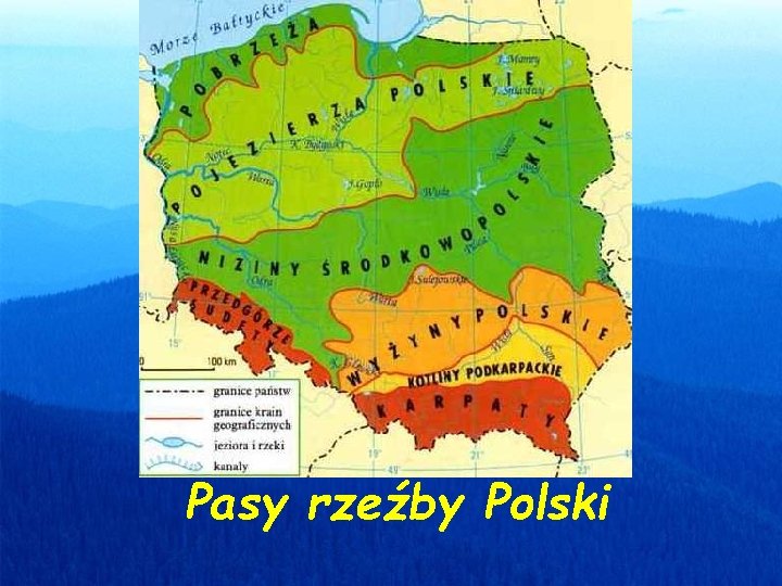 Pasy rzeźby Polski 