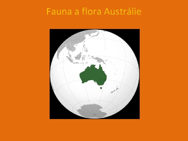 Fauna a flora Austrálie 