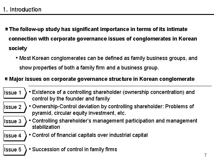 1. Introduction ▣ The follow-up study has significant importance in terms of its intimate