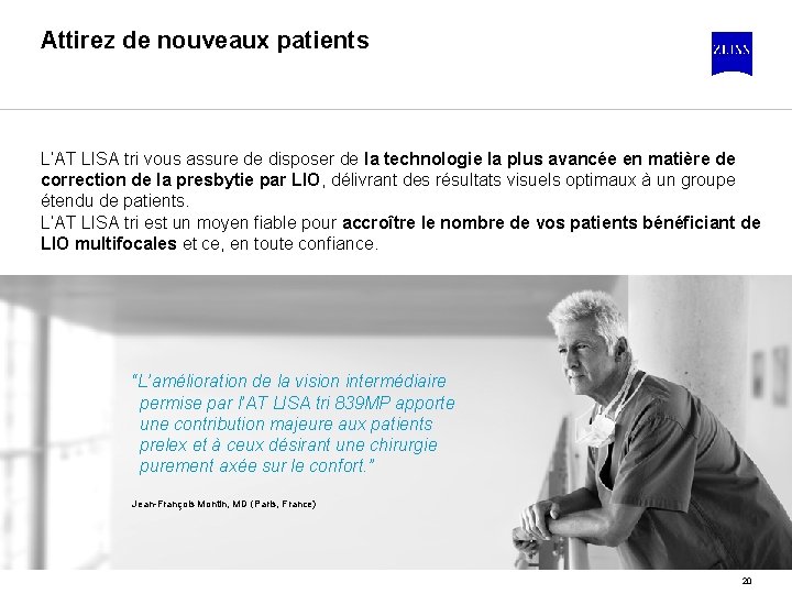 Attirez de nouveaux patients L’AT LISA tri vous assure de disposer de la technologie