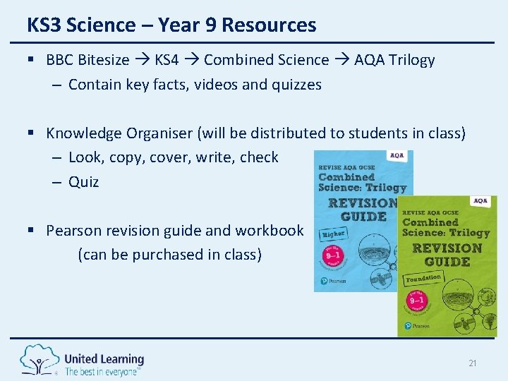 KS 3 Science – Year 9 Resources § BBC Bitesize KS 4 Combined Science KS 3 Science – Year 9 Resources § BBC Bitesize KS 4 Combined Science