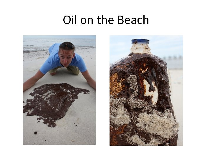 Oil on the Beach 