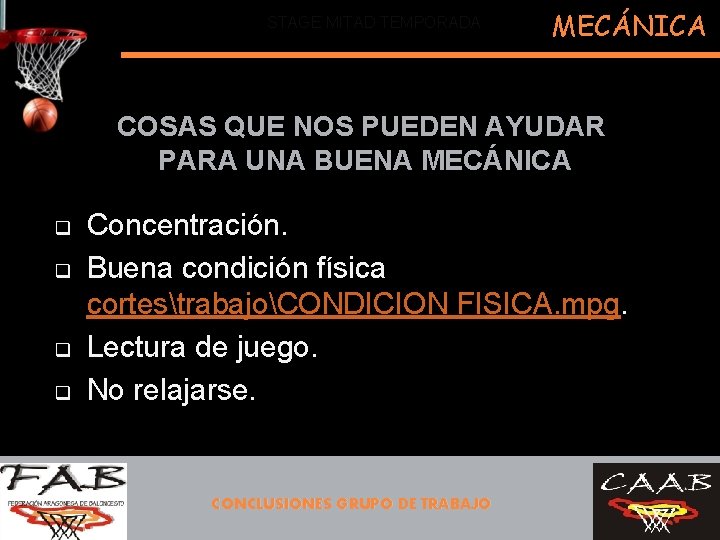 STAGE MITAD TEMPORADA MECÁNICA COSAS QUE NOS PUEDEN AYUDAR PARA UNA BUENA MECÁNICA q