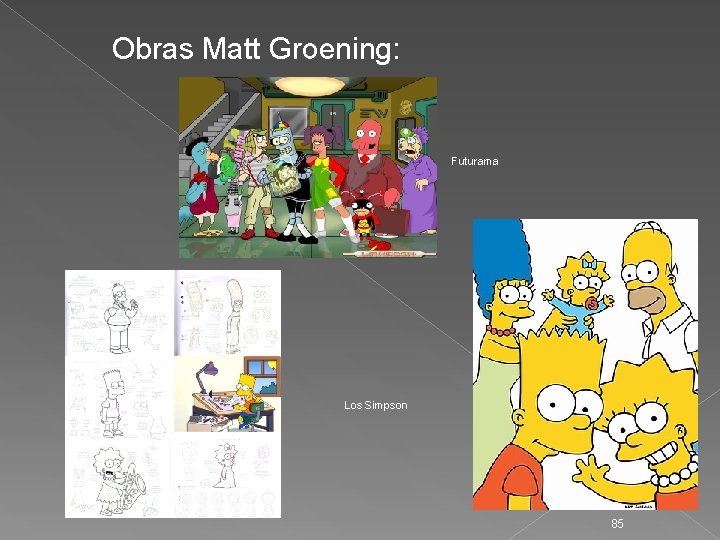 Obras Matt Groening: Futurama Los Simpson 85 