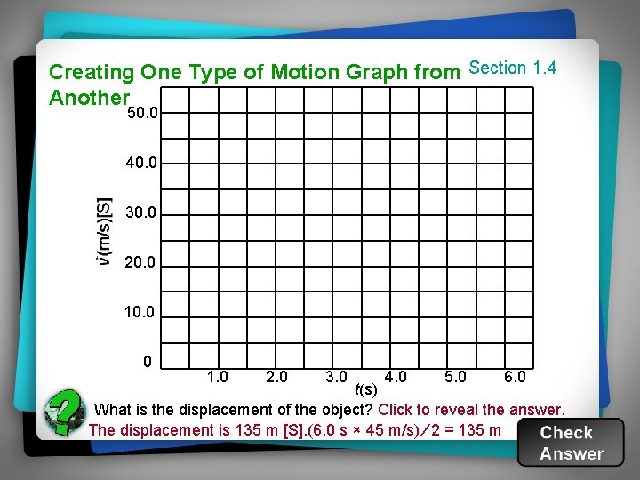 Creating One Type of Motion Graph from Section 1. 4 Another 50. 0 40.