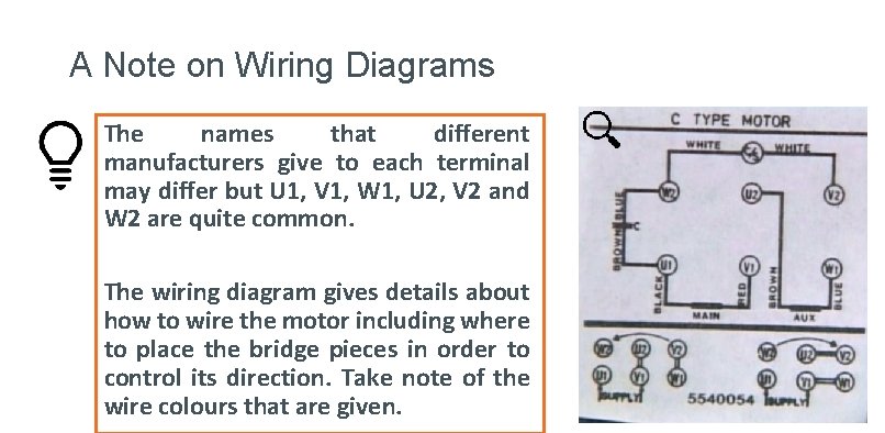 A Note on Wiring Diagrams The names that different manufacturers give to each terminal