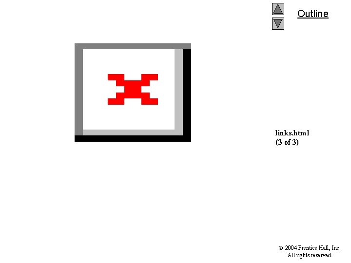 Outline links. html (3 of 3) 2004 Prentice Hall, Inc. All rights reserved. 