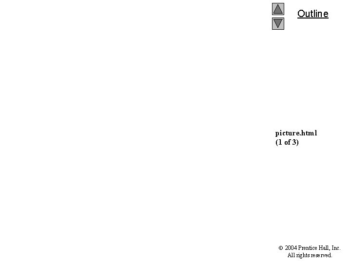 Outline picture. html (1 of 3) 2004 Prentice Hall, Inc. All rights reserved. 