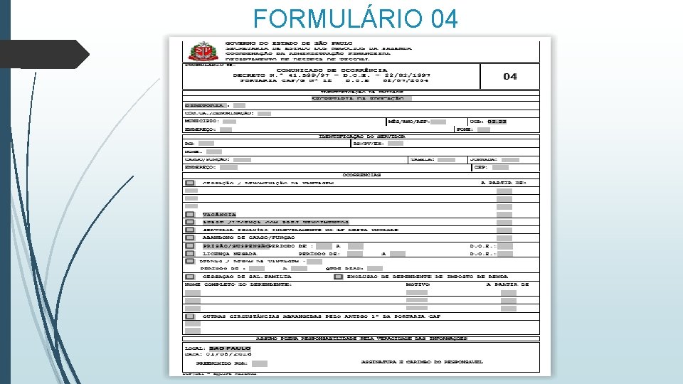 FORMULÁRIO 04 
