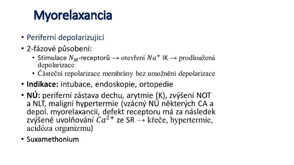 Myorelaxancia • 