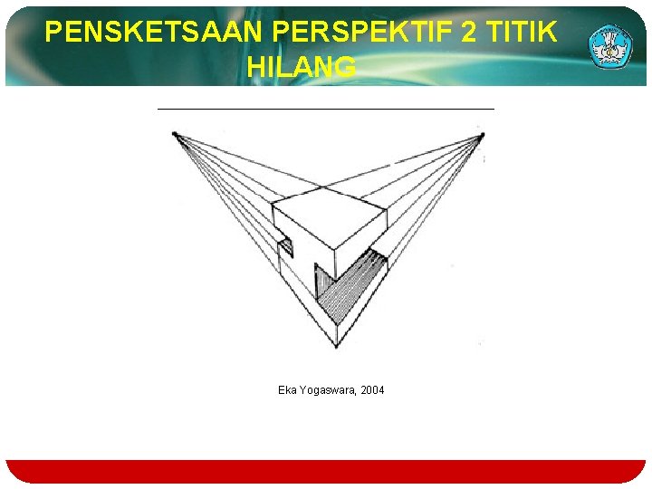 PENSKETSAAN PERSPEKTIF 2 TITIK HILANG Eka Yogaswara, 2004 