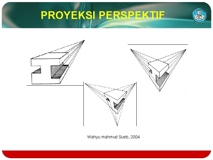 PROYEKSI PERSPEKTIF Wahyu mahmud Sueb, 2004 