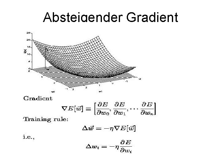 Absteigender Gradient 