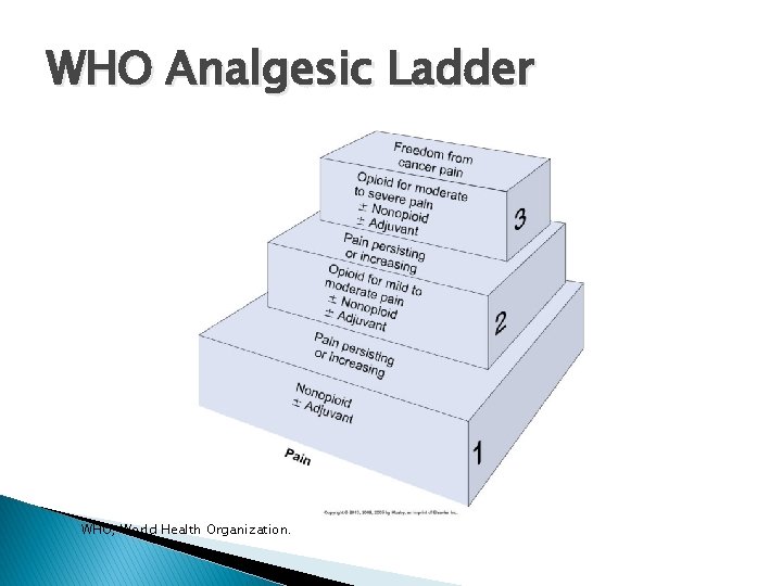 WHO Analgesic Ladder WHO, World Health Organization. 