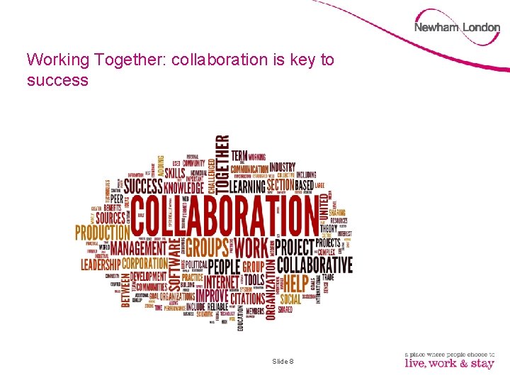 Working Together: collaboration is key to success Slide 8 