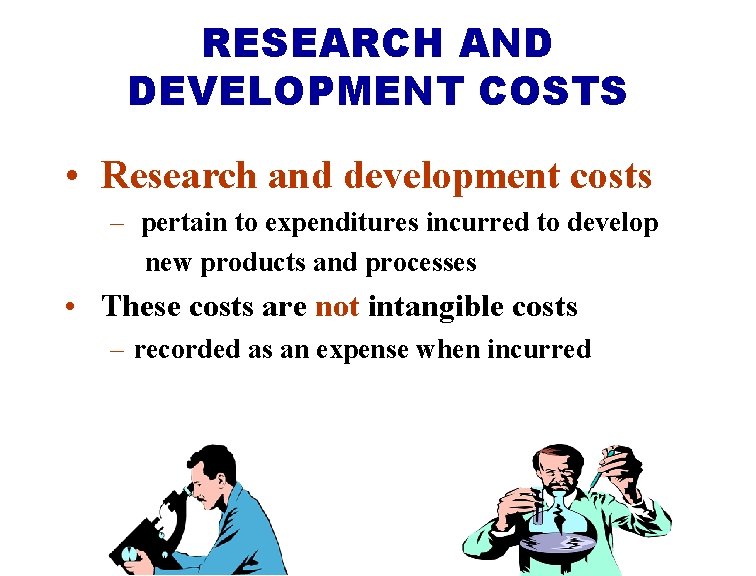 RESEARCH AND DEVELOPMENT COSTS • Research and development costs – pertain to expenditures incurred
