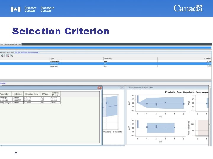 Selection Criterion 23 