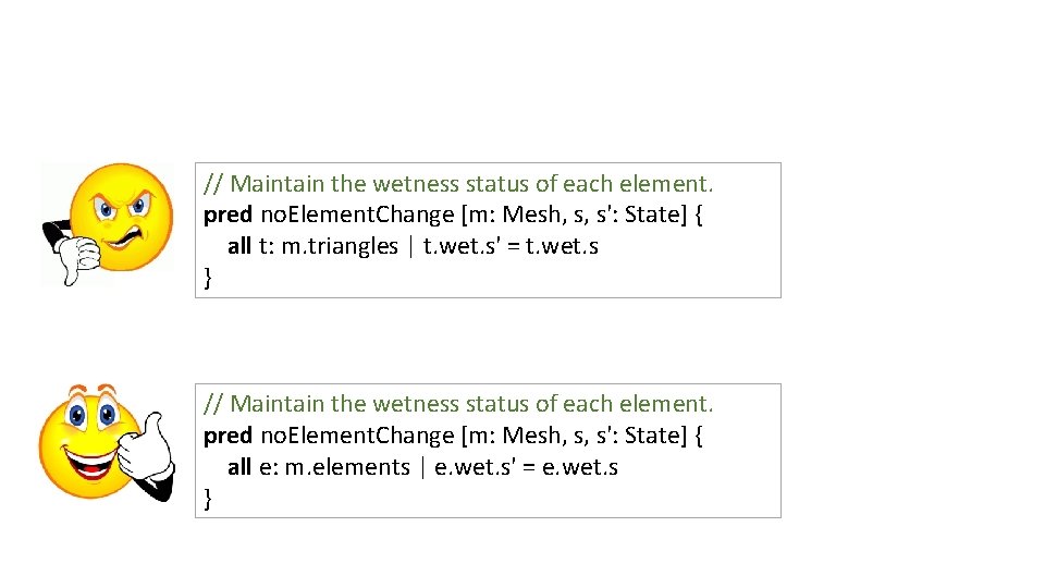 // Maintain the wetness status of each element. pred no. Element. Change [m: Mesh,